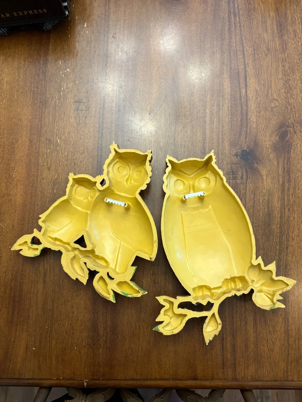 Vintage Retro 70s Owl Wall Decor Set - Rustic Woodland Accent